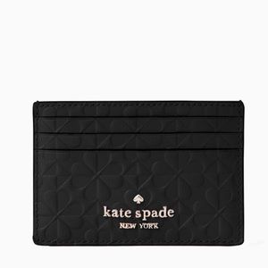 Kate spade Hollie spade small slim card holder